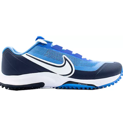 Nike React Vapor Drive 2 Blue/White Cricket Rubber Spike Shoes