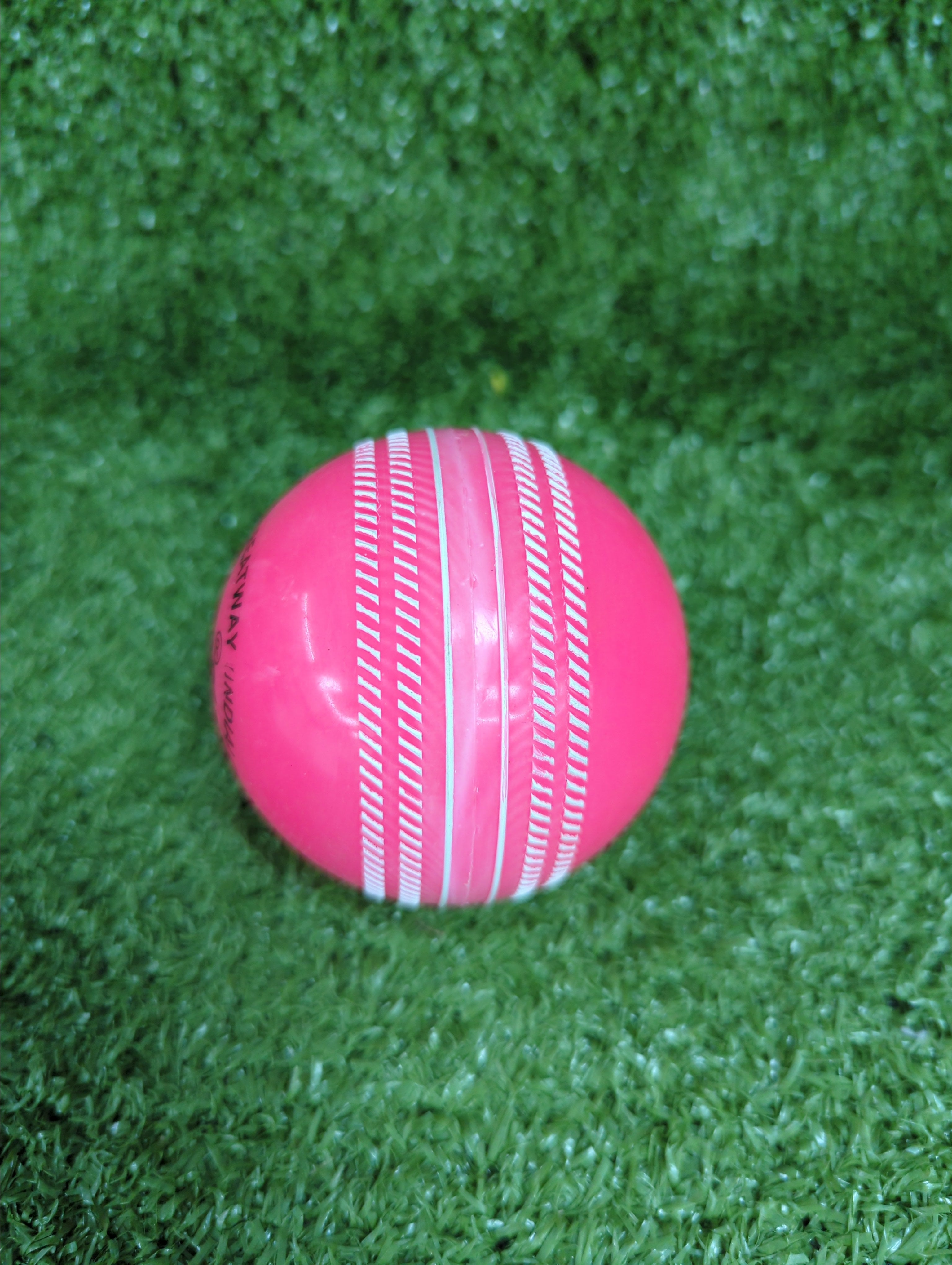 Sixer Windball I10 Cricket Rubber Ball (120 Grams) - Pink - Side
