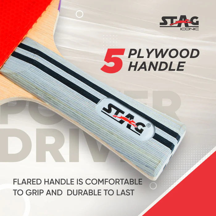 Stag Power Drive+ Table Tennis Rackets