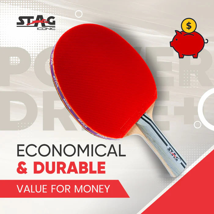 Stag Power Drive+ Table Tennis Rackets