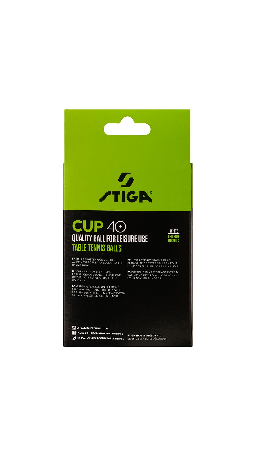 Stiga Cup 40+ 12-pack (White) Table Tennis Ball