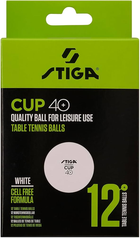 Stiga Cup 40+ 12-pack (White) Table Tennis Ball