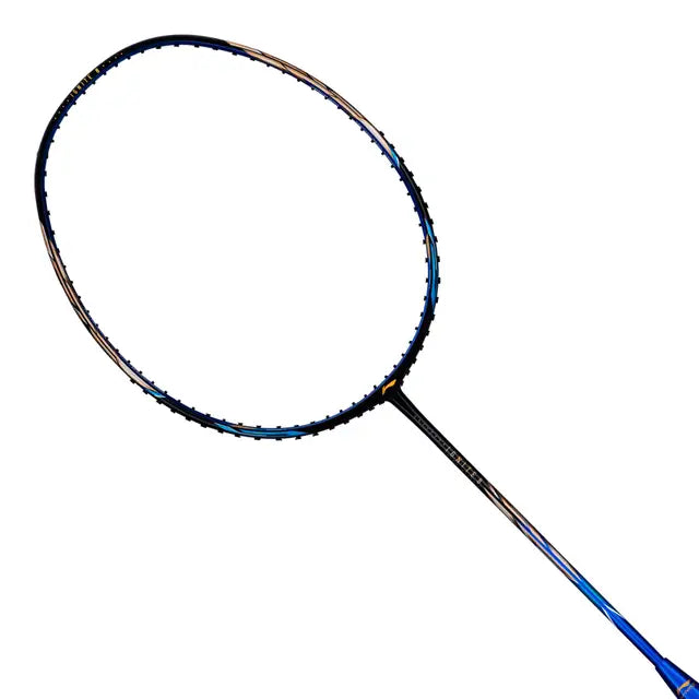 Li-Ning IGNITE 8 (Black Blue OldGold) Badminton Racket Prestrung - Made in China