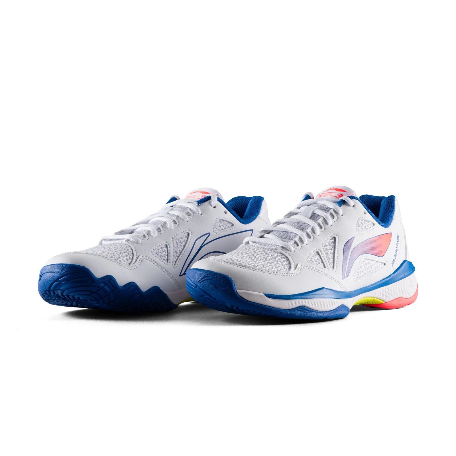 Li-Ning Halberd Strike White/Blue Non-Marking Badminton Shoes