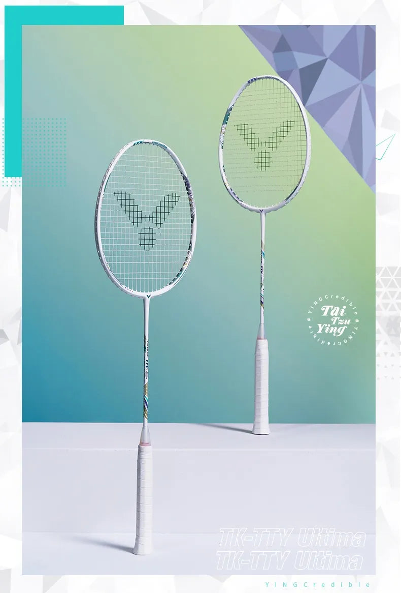 Victor Thruster TK-TTY Tai Tzu Ying Signature Badminton Racket - 4U White by Victor - view 11 - TopCricketStore
