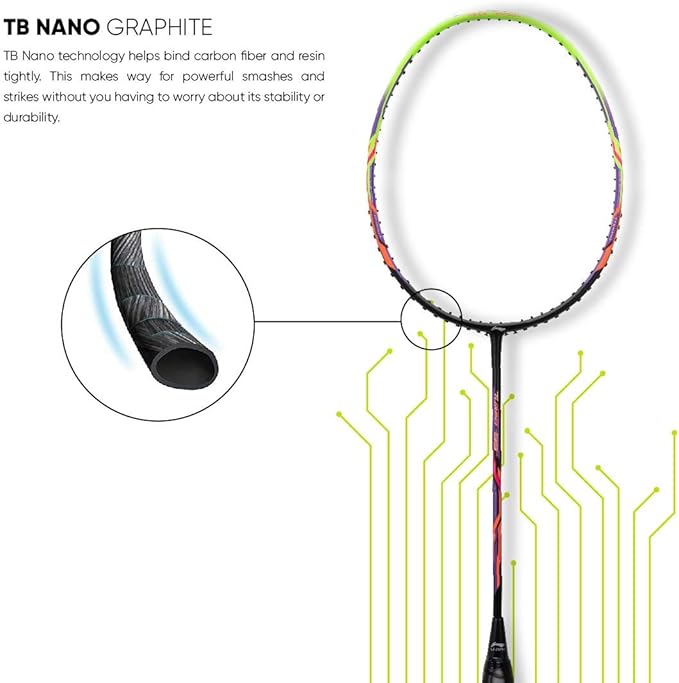 Li-Ning Turbo 99 Badminton Racket Prestrung - Made in China