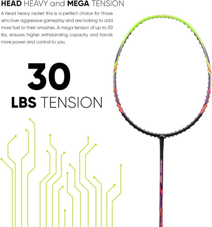 Li-Ning Turbo 99 Badminton Racket Prestrung - Made in China