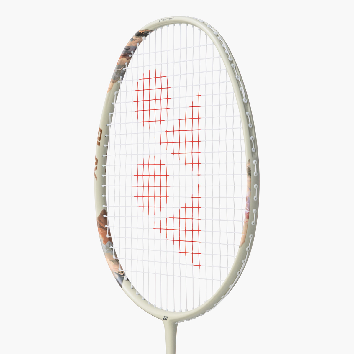 Yonex Nanoflare 700 Play Light Beige Badminton Racket Prestrung by Yonex - side view - TopCricketStore