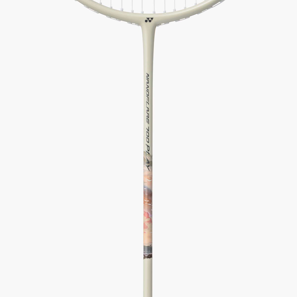 Yonex Nanoflare 700 Play Light Beige Badminton Racket Prestrung by Yonex - close-up detail - TopCricketStore