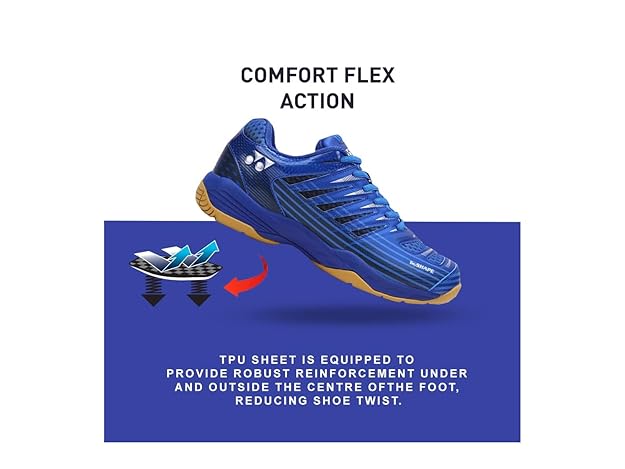 Yonex Tour Dominant 2 Badminton Shoes - Hyper Royal / Midnight Navy