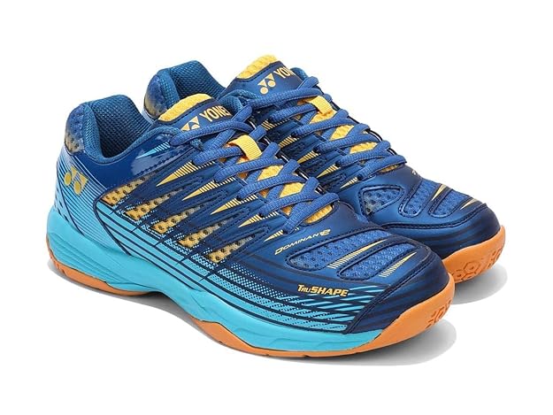 Yonex Tour Dominant 2 Badminton Shoes – Sailor Blue / Bright Aqua / Mustard Gold