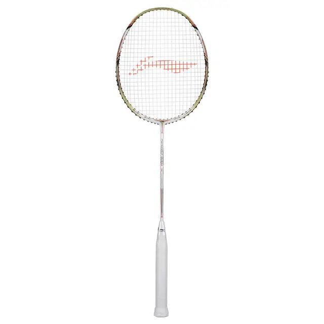 Li-Ning Aeronaut 9000 White/Gold Badminton Racket Prestrung - Made in China