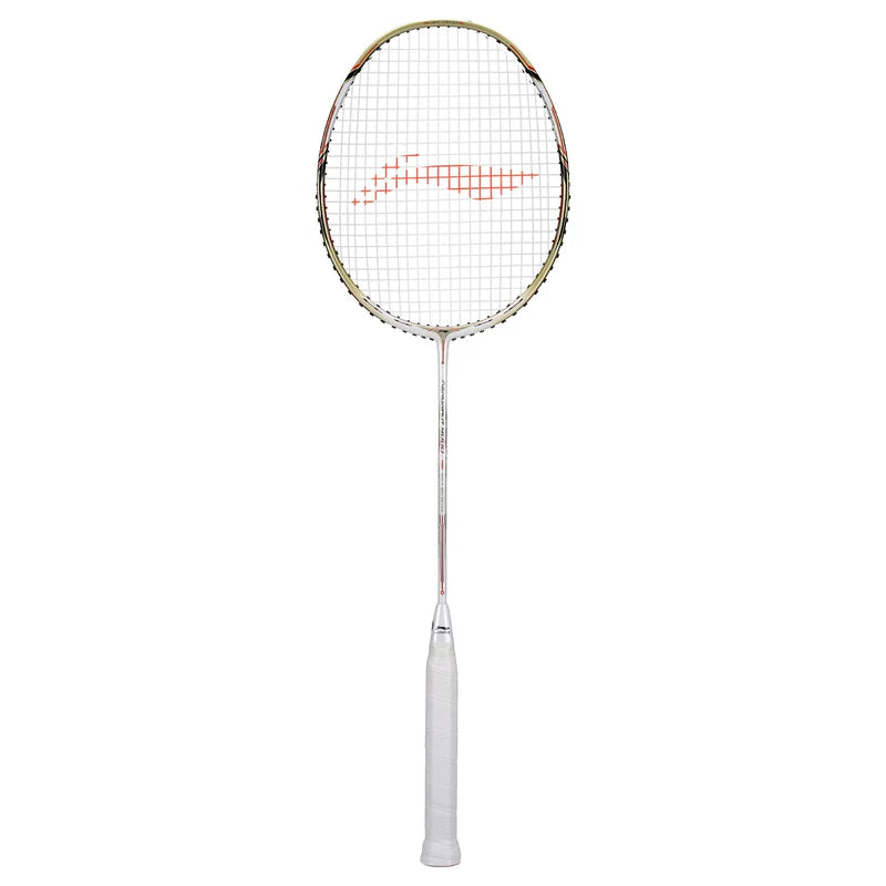 Li-Ning Aeronaut 9000 White/Gold Badminton Racket Unstrung - Made in China