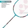 Yonex Arcsaber 73 Light Badminton Racket Prestrung Blue - Made in China