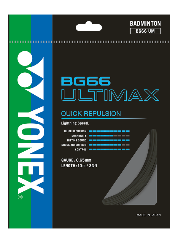 Yonex Badminton String BG66 Ultimax | TopCricketStore USA Yonex Badminton String BG66 Ultimax | TopCricketStore USA