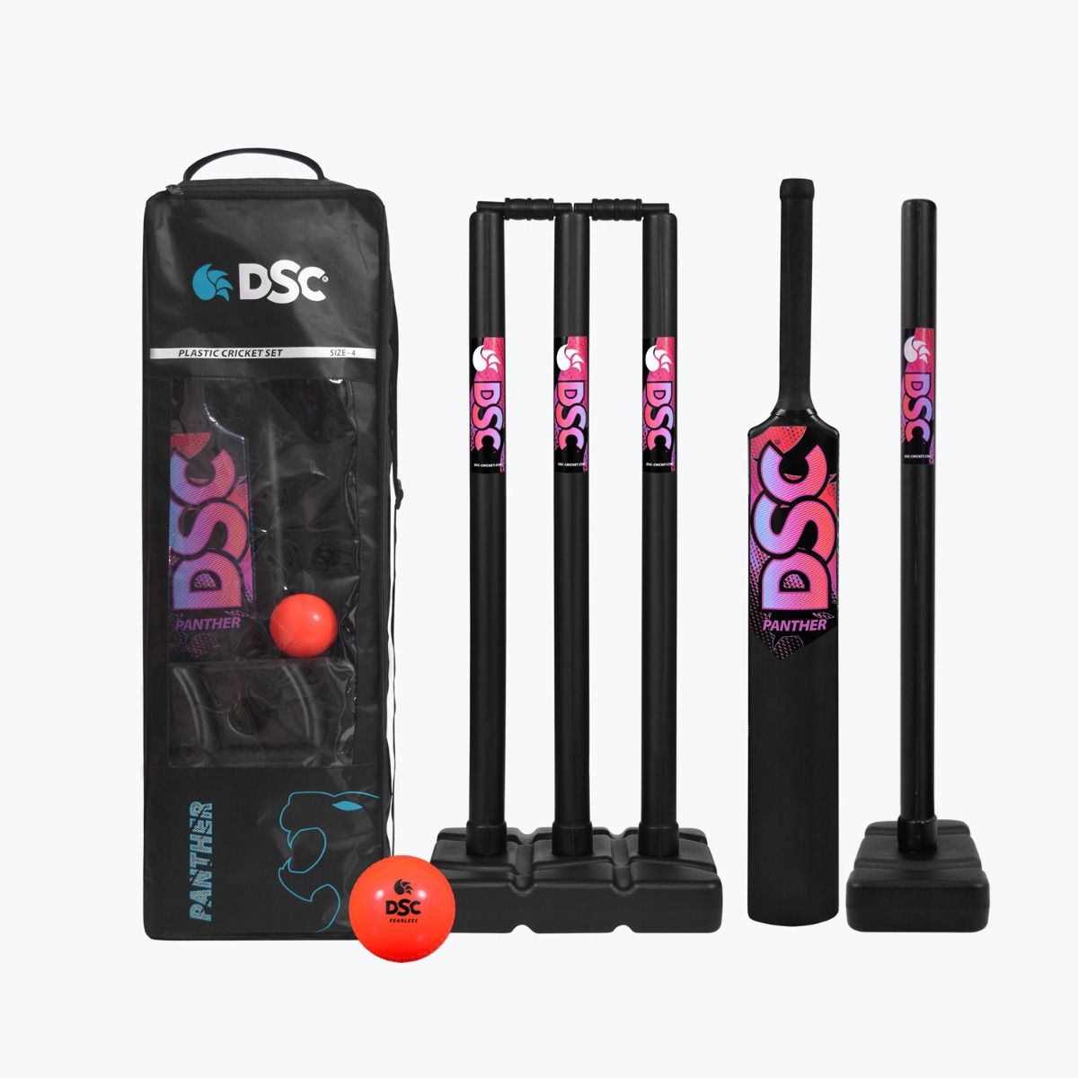 DSC Panther Cricket Plastic Set Junior