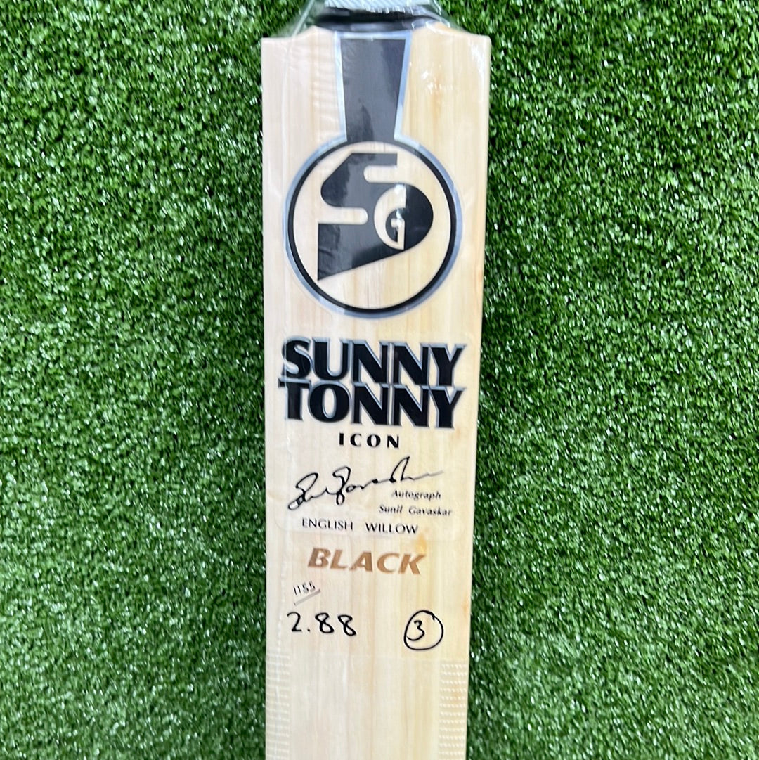 SG Sunny Tonny Icon Black Cricket Bat