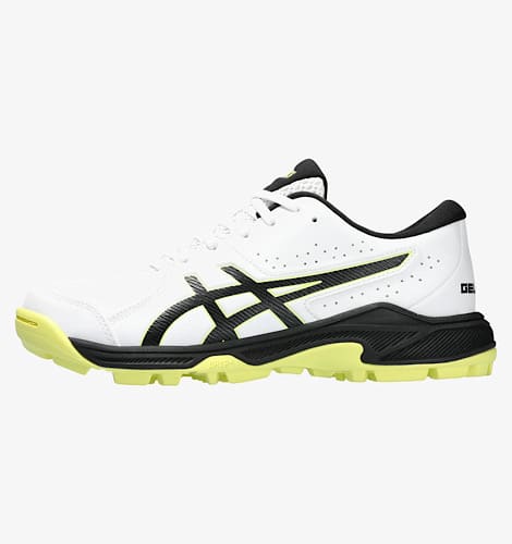 Asics Gel Peake 2 - White Glow Yellow Cricket Shoes
