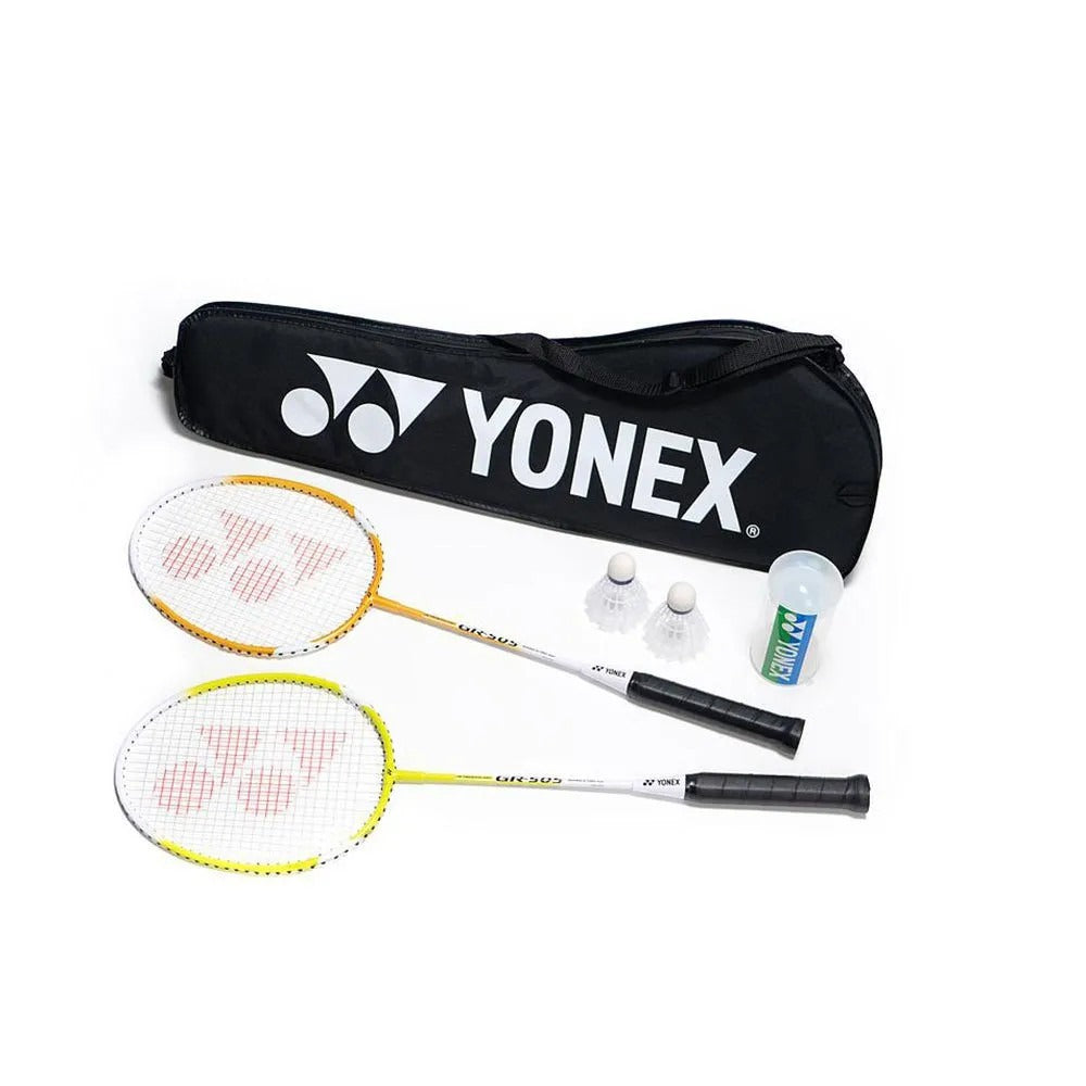 Yonex Badminton Combo Set GR-505 (2 Rackets & 2 Shuttles) by Yonex - alternate view 2 - TopCricketStore