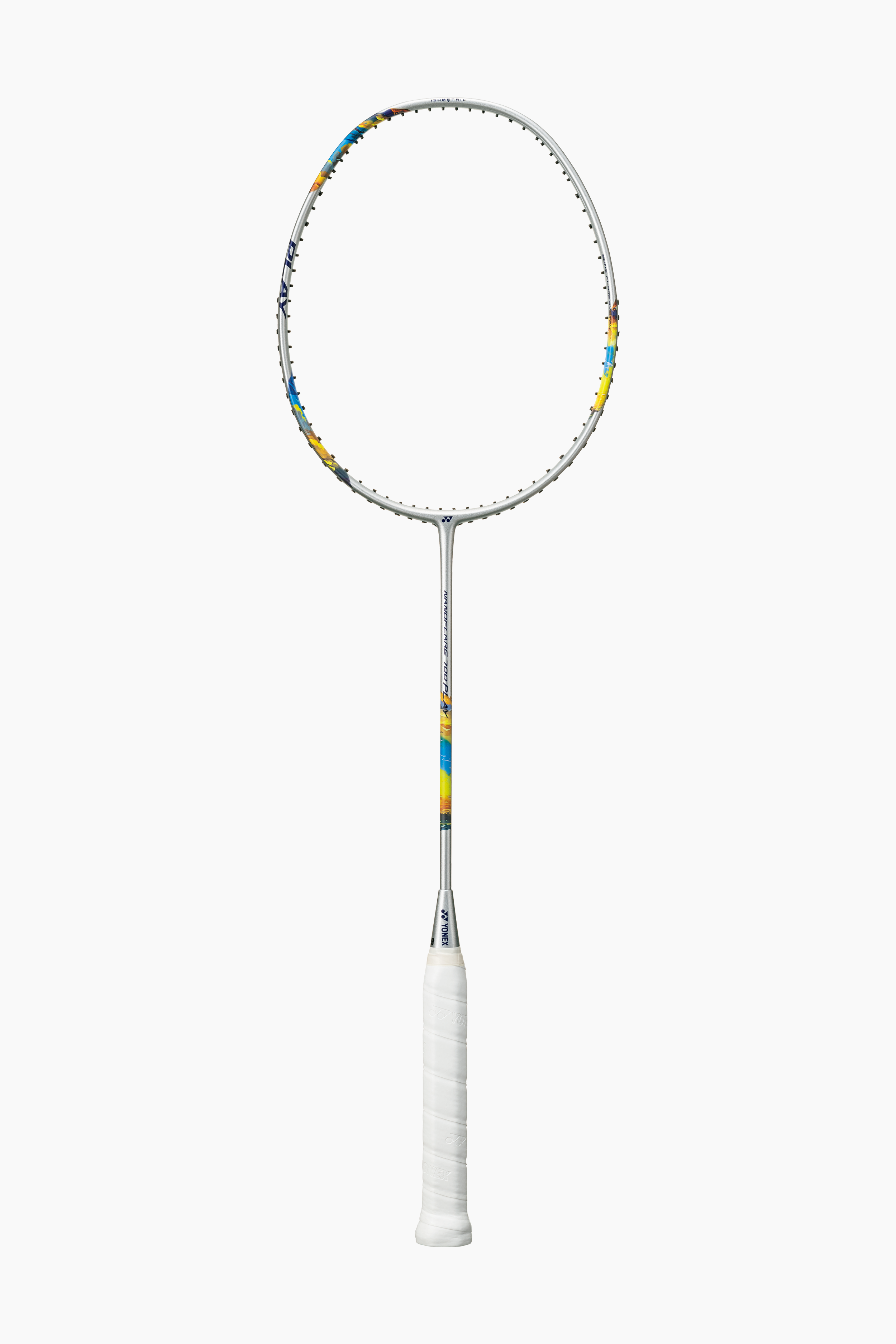 Yonex Nanoflare 700 Midnight Purple Silver / Sky Blue Play Badminton Racket Prestrung - Made in China