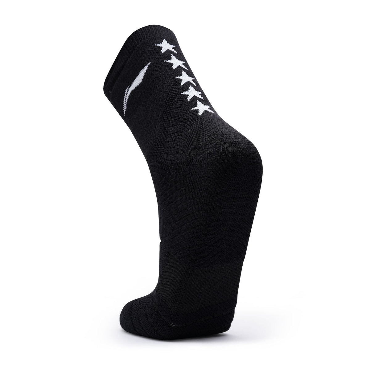 Li-Ning 5 Star Hi-Quarter Sports Socks - Black by Li-Ning - TopCricketStore