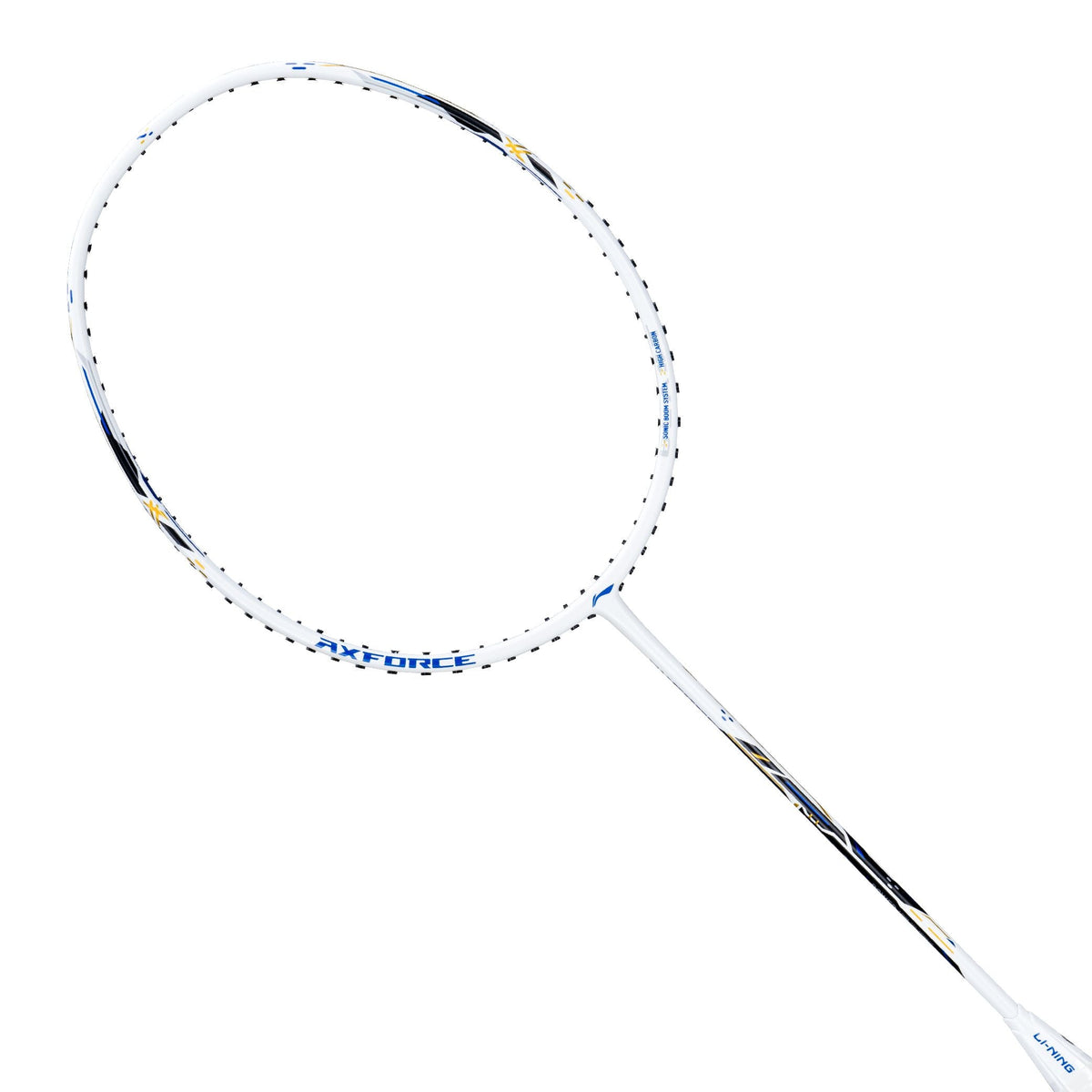 Li-Ning Axforce Blast White / Blue Sapphire Badminton Racket by Li-Ning - TopCricketStore