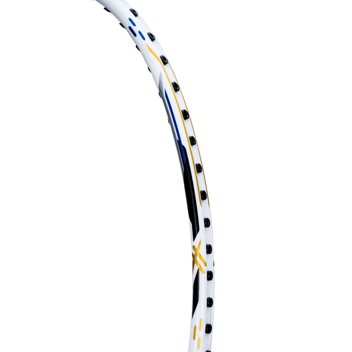 Li-Ning Axforce Blast White / Blue Sapphire Badminton Racket by Li-Ning - alternate view 4 - TopCricketStore