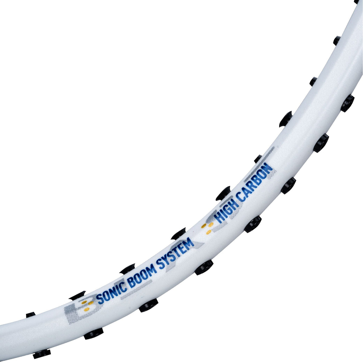 Li-Ning Axforce Blast White / Blue Sapphire Badminton Racket by Li-Ning - alternate view 8 - TopCricketStore