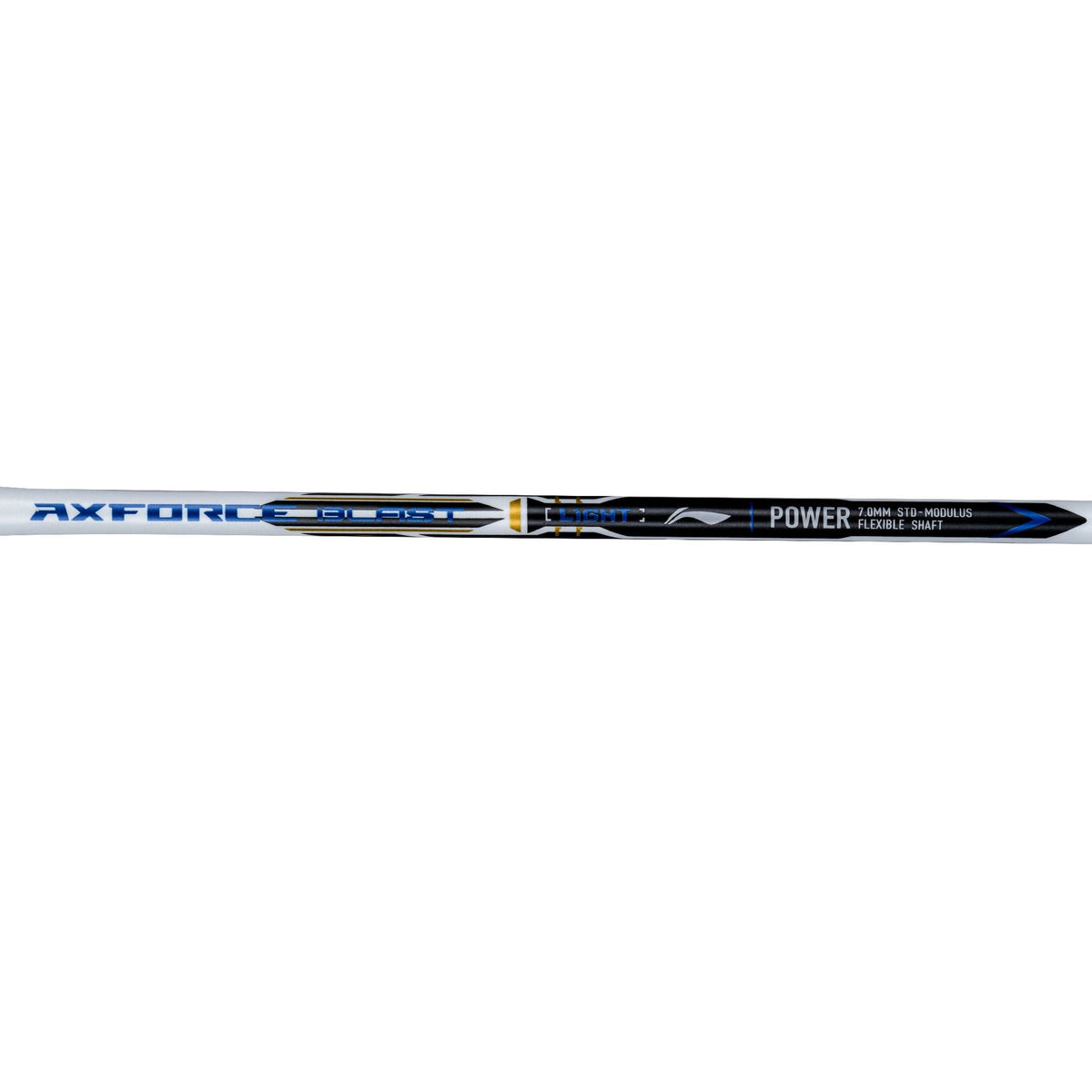 Li-Ning Axforce Blast White / Blue Sapphire Badminton Racket by Li-Ning - alternate view 9 - TopCricketStore