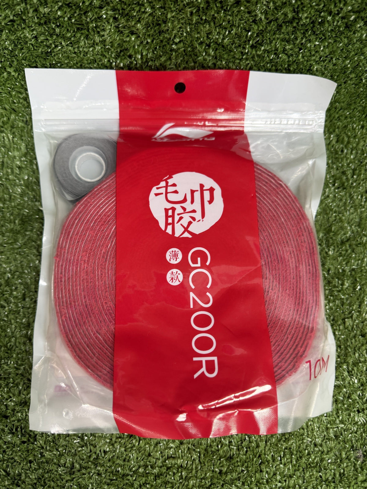 Li-Ning GC200R Badminton Towel Grip Roll - 10m by Li-Ning - Red - TopCricketStore