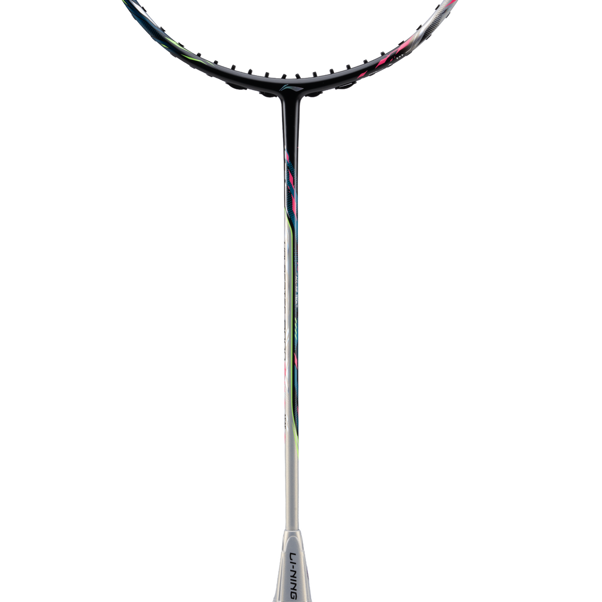 Li-Ning Halbertec 9000 Power Black / Silver Badminton Racket by Li-Ning - alternate view 3 - TopCricketStore
