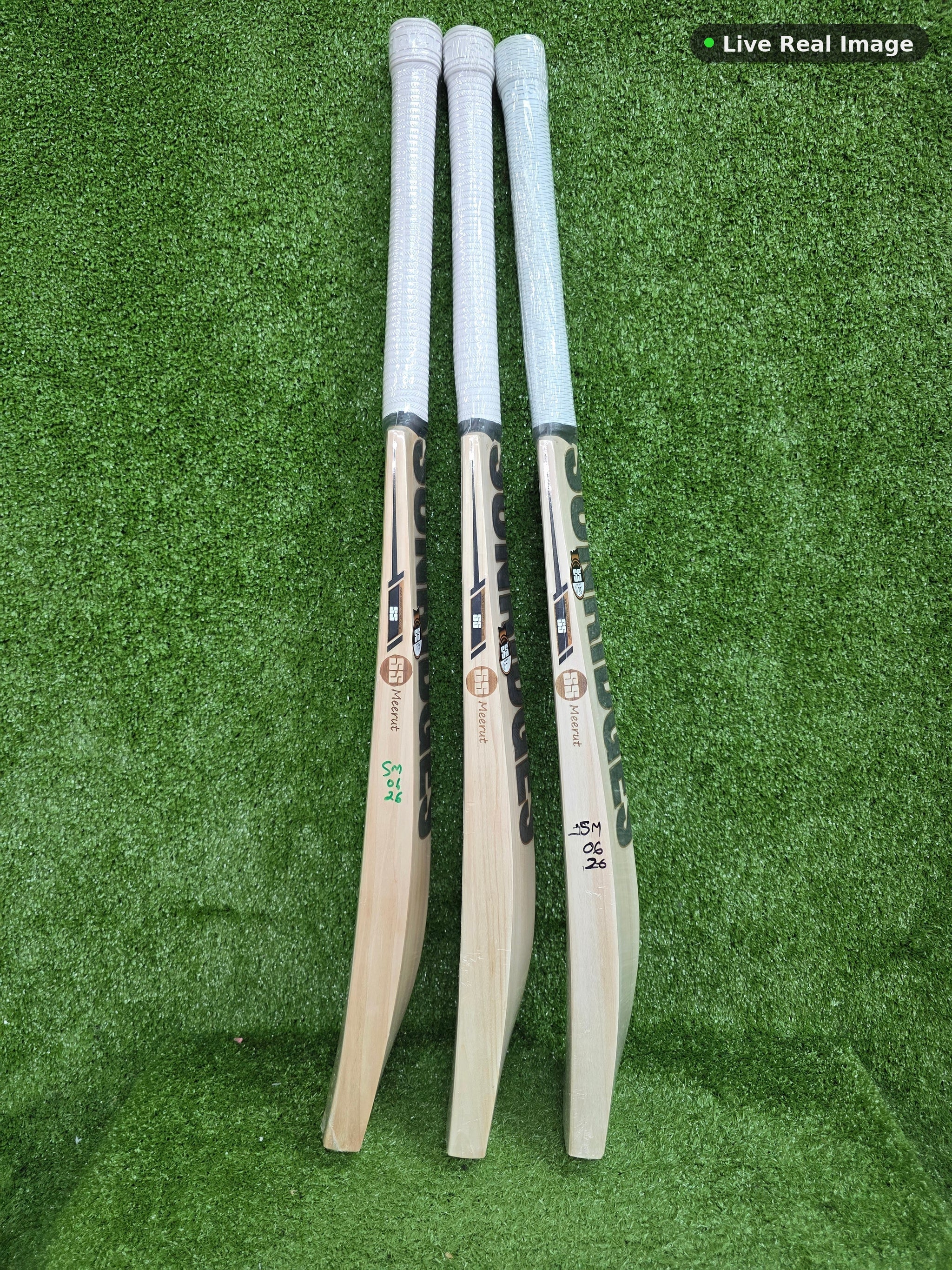 SS Retro Classic Grade 2 English Willow Cricket Ba — Live Real Image