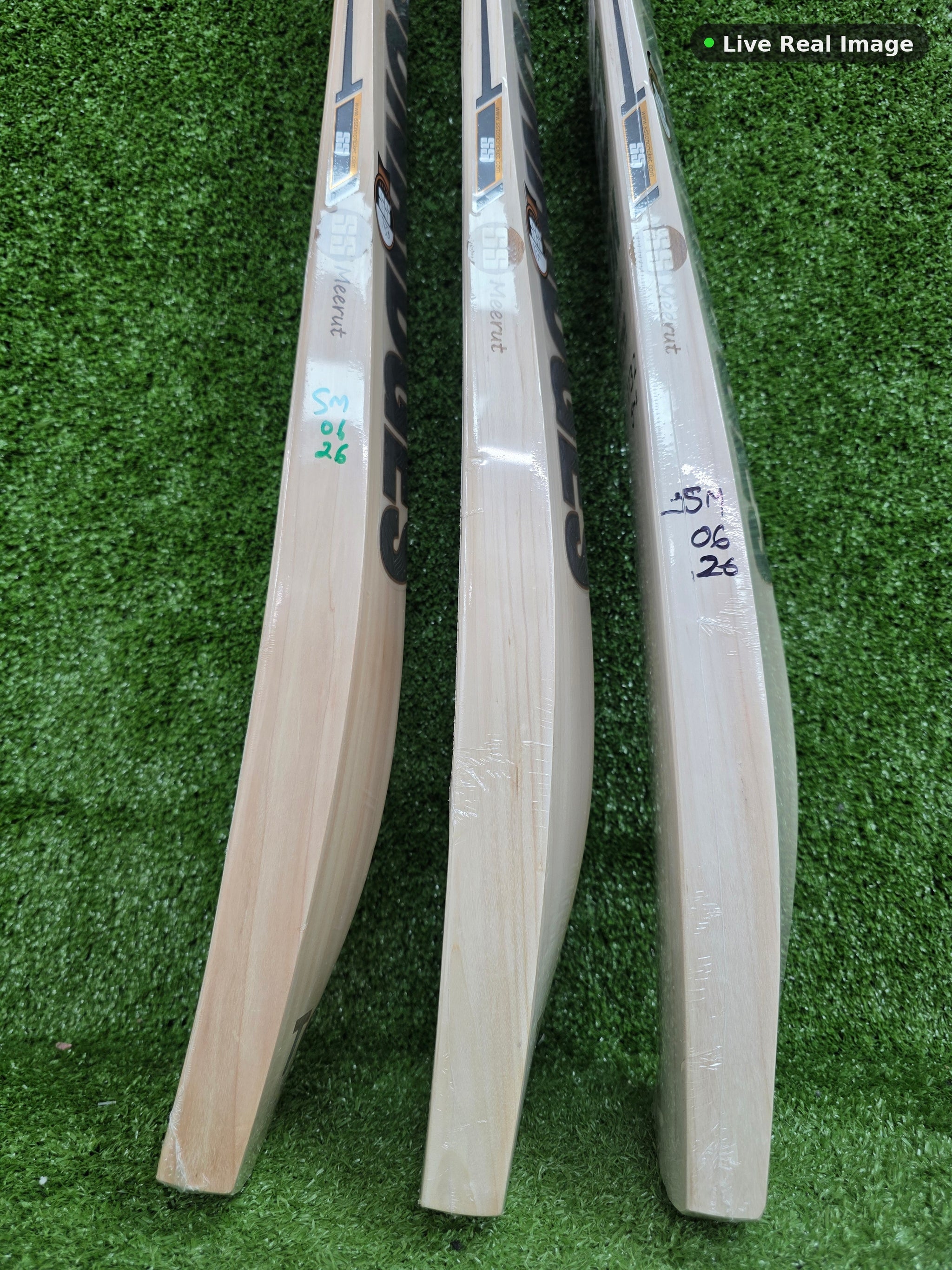 SS Retro Classic Grade 2 English Willow Cricket Ba — Live Real Image