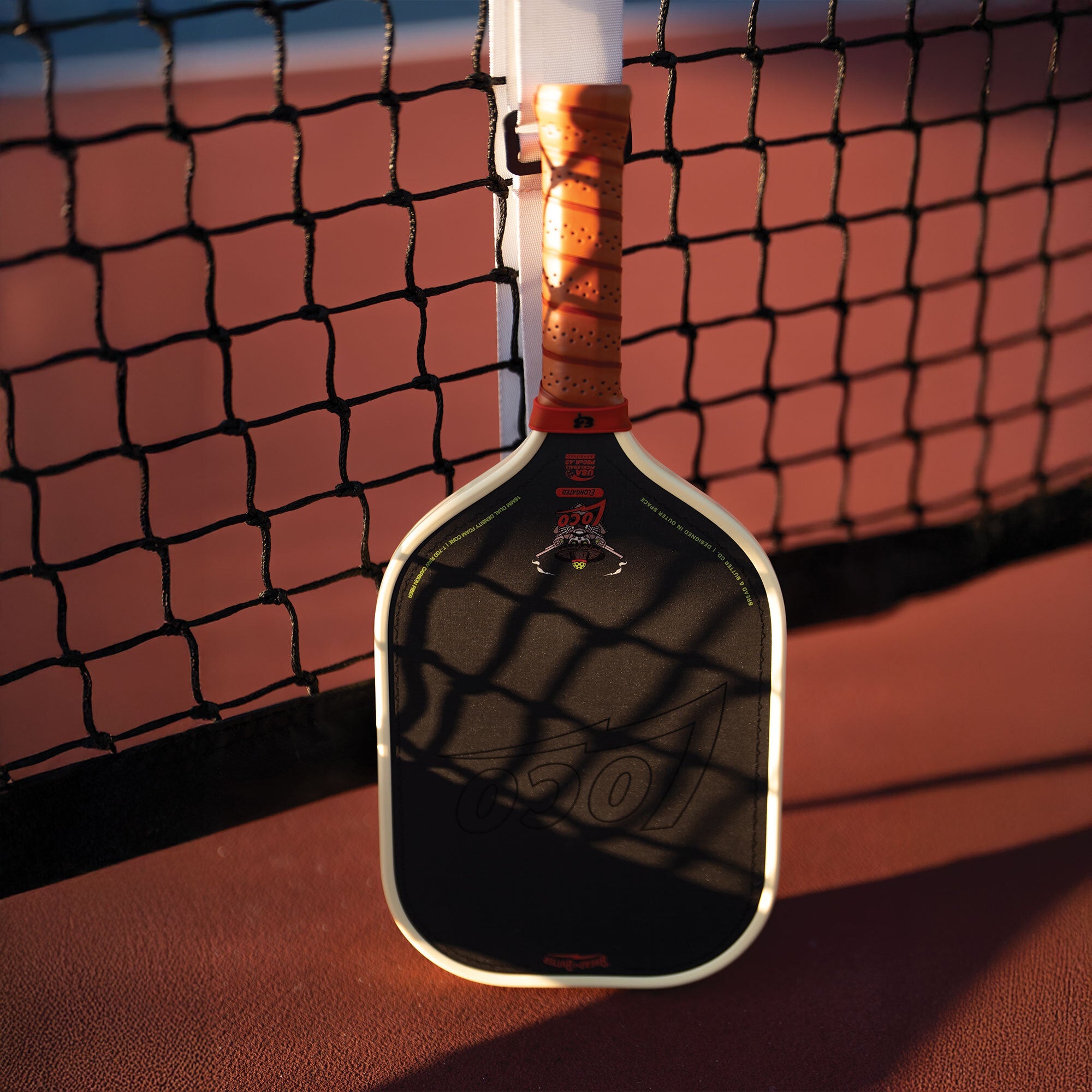 The Bread & Butter Loco 16mm pickleball paddle range showing all three shapes side by side