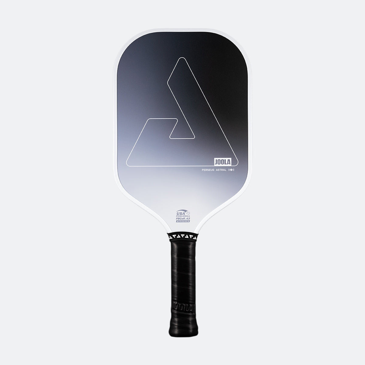 JOOLA Astral pickleball paddle in Spirit Gray, front view