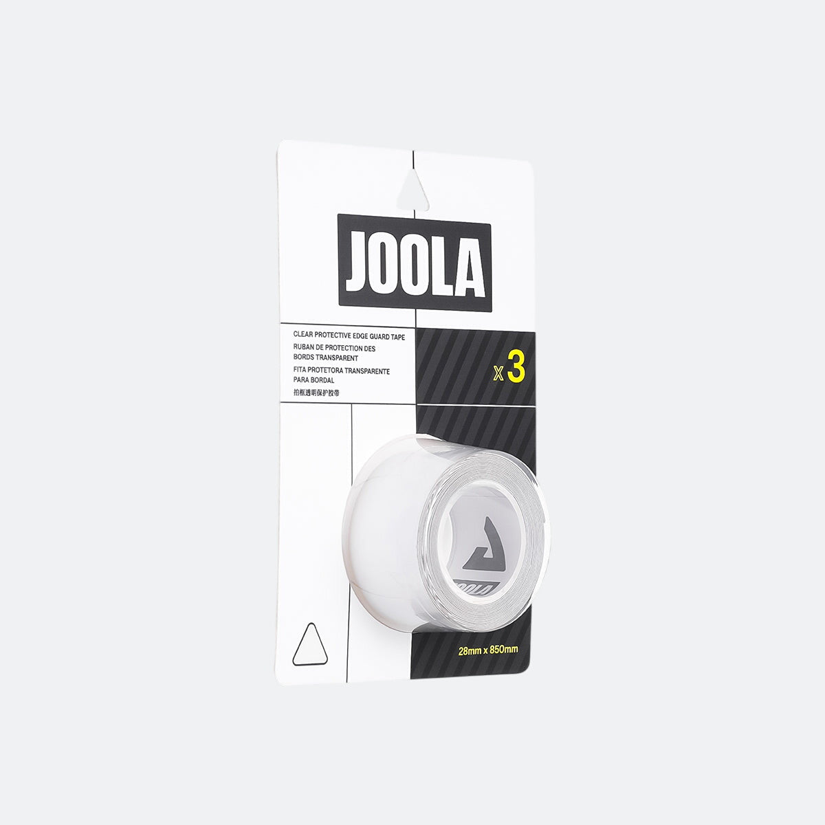 JOOLA clear paddle edge guard tape roll detail