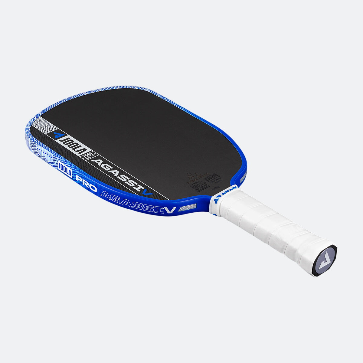 JOOLA Agassi Pro V pickleball paddle edge and handle