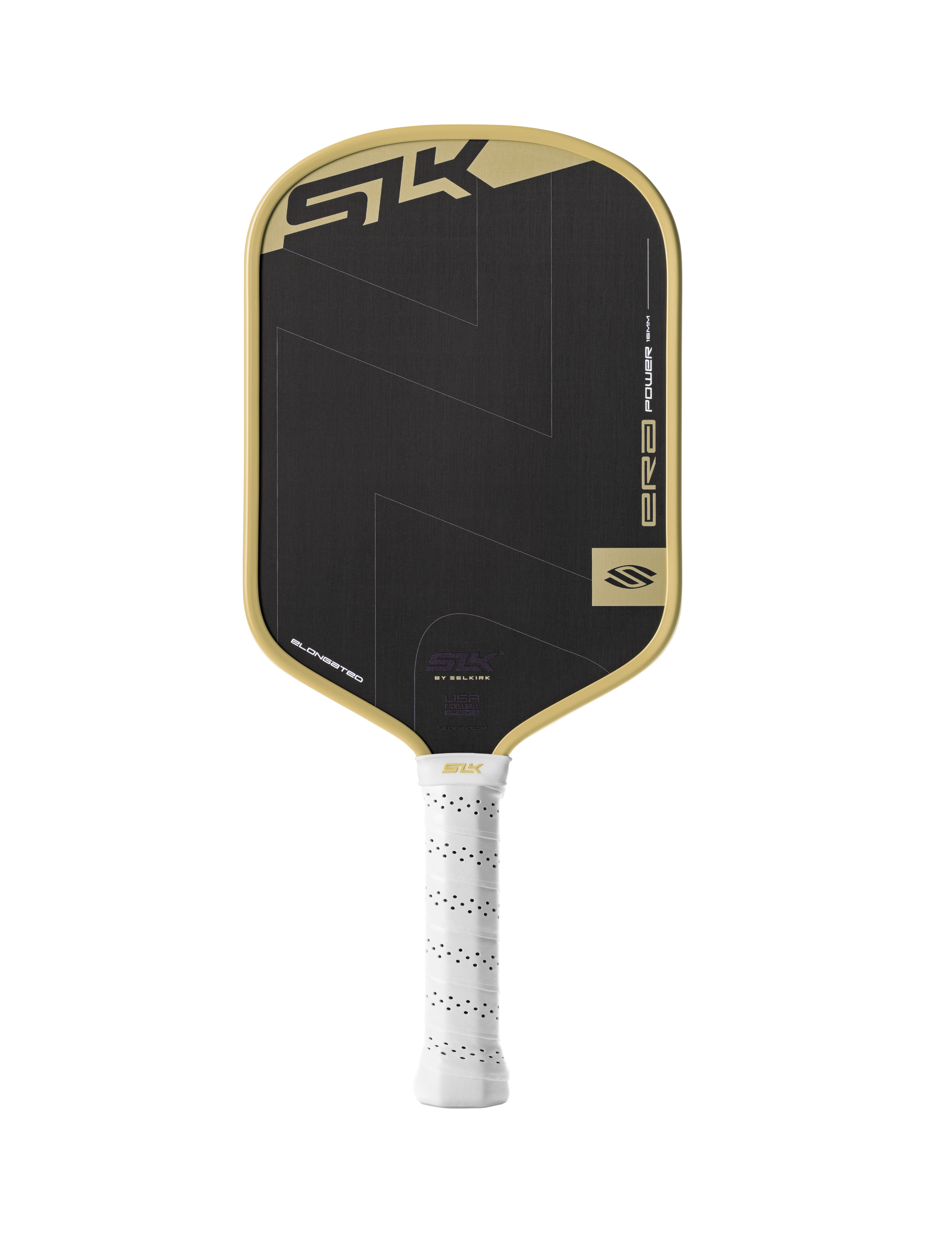 SLK ERA Power pickleball paddle by Selkirk, Elongated shape in Regal purple, full face view
