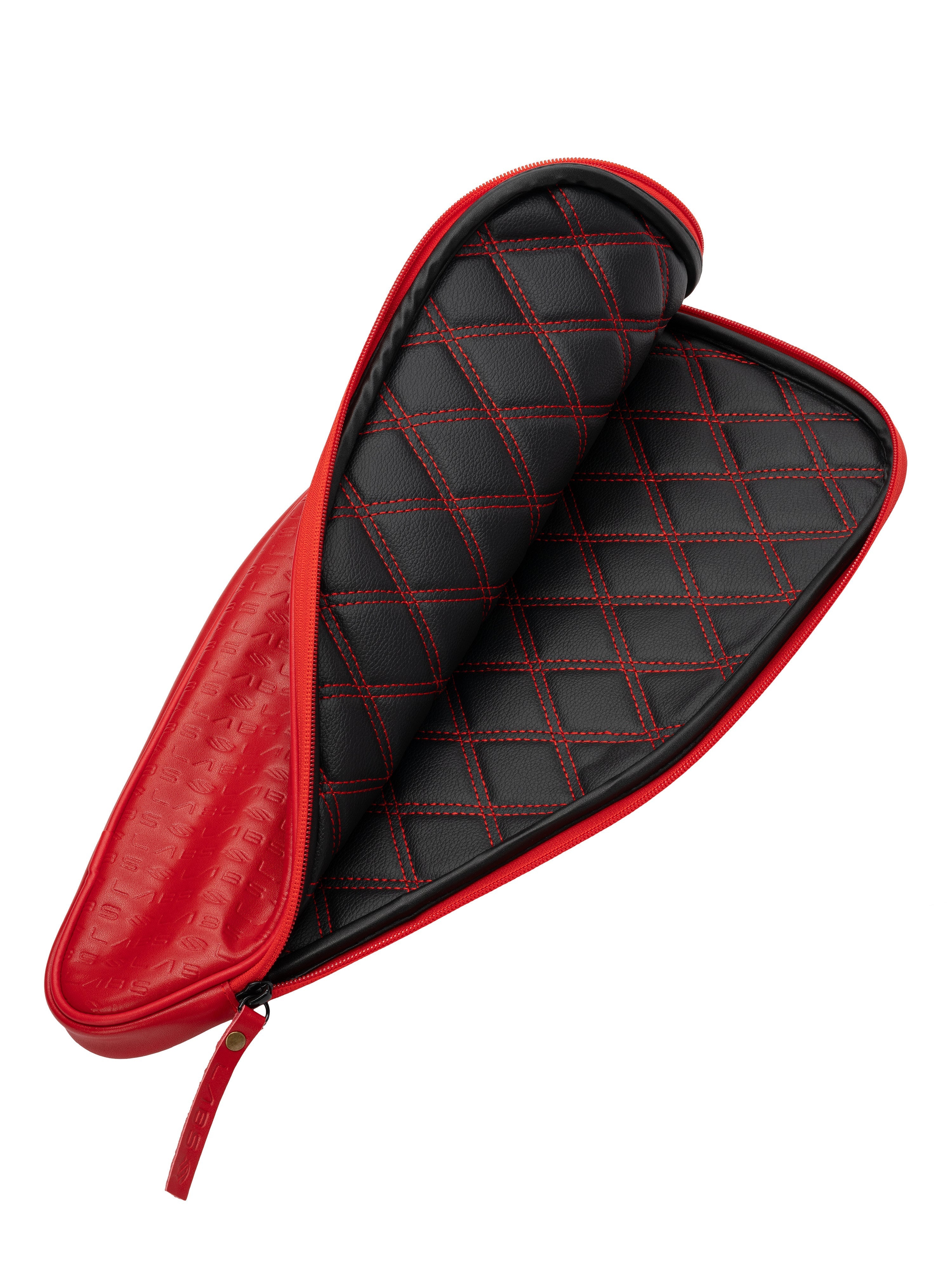 Selkirk LABS Red Paddle Collectors Case, front view in LABS red