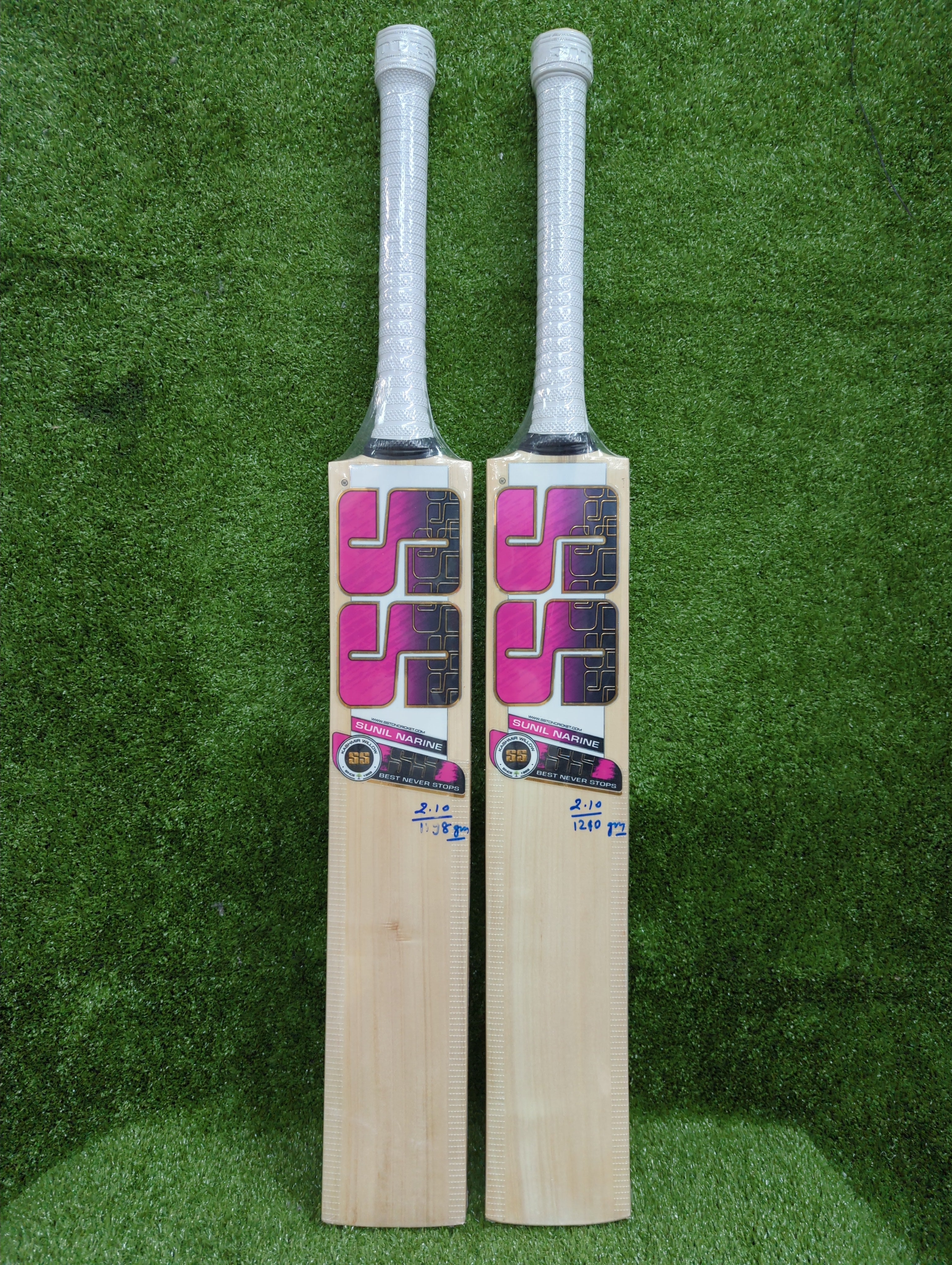 SS Sunil Narine Players Kashmir Willow Cricket Bat SS