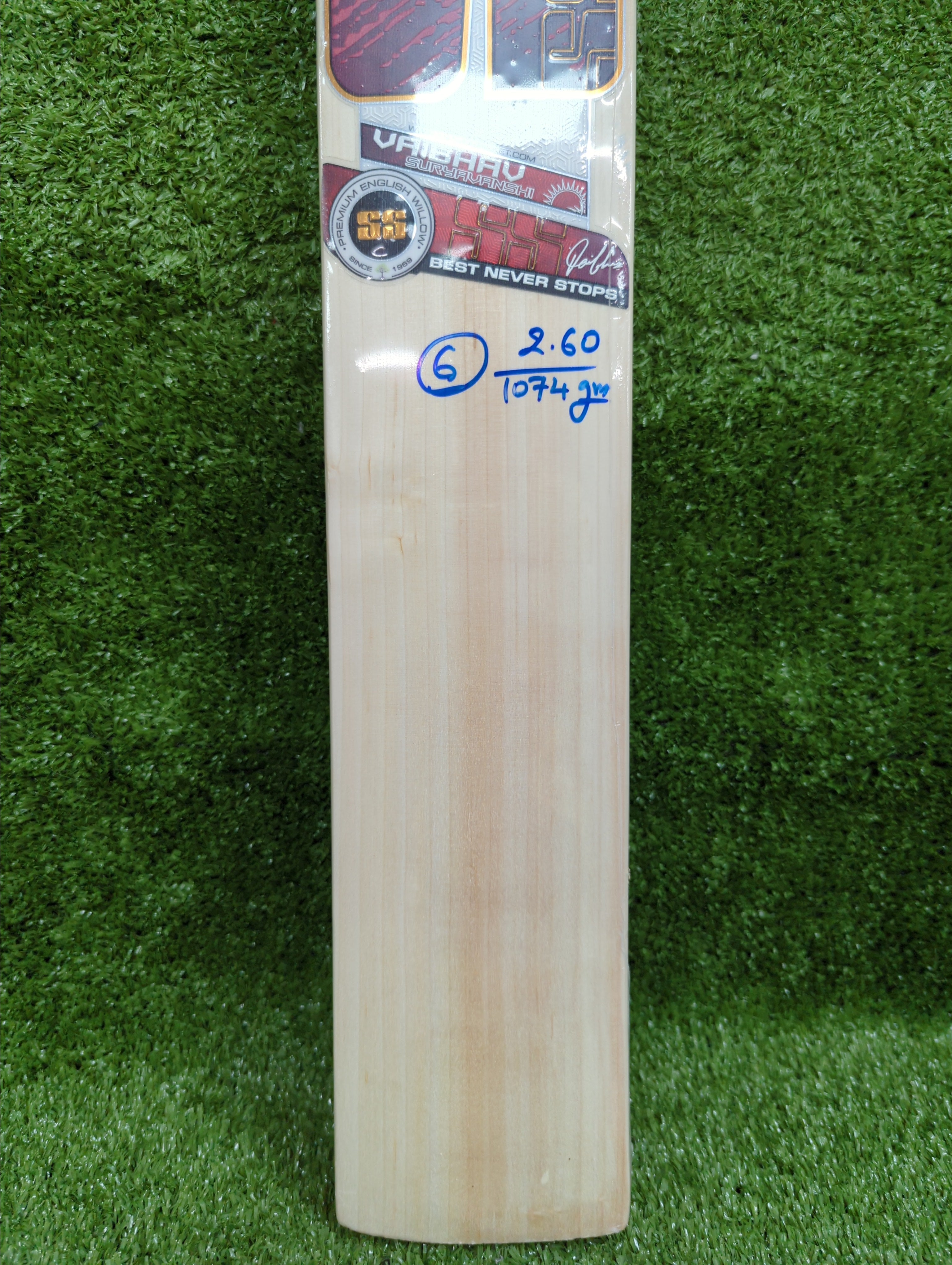 SS Vaibhav Suryavanshi Players Edition Junior / Youth English Willow Cricket Bat SS
