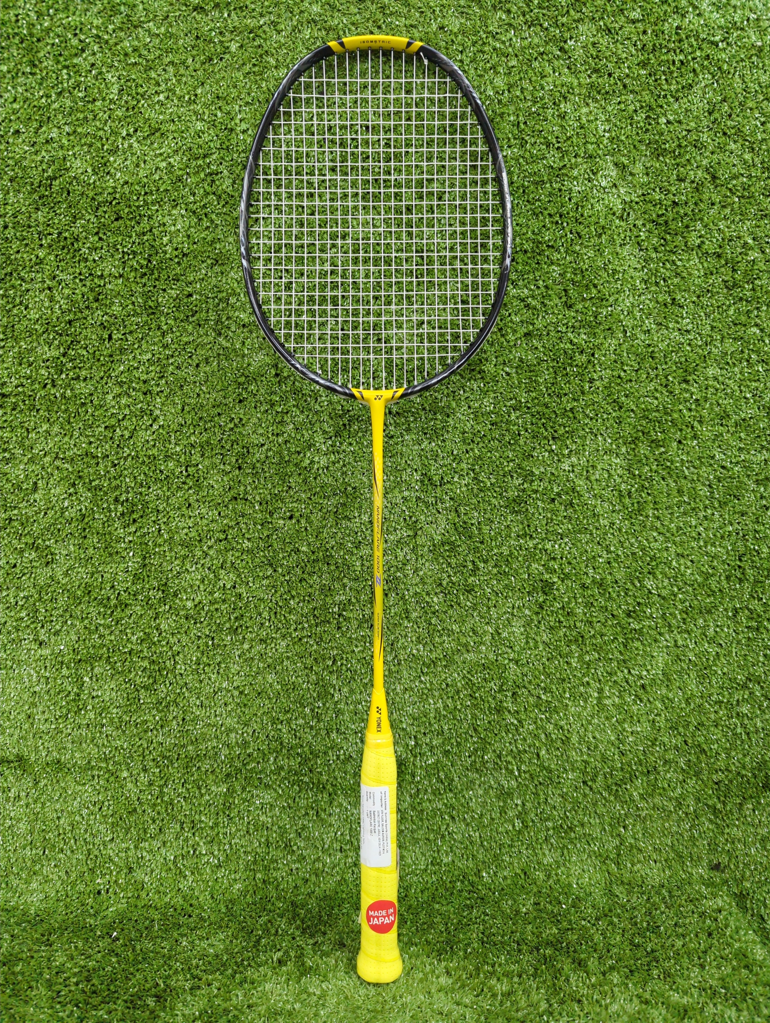 Yonex Nanoflare 1000Z Lightning Yellow Badminton Racket Prestrung - Made in Japan