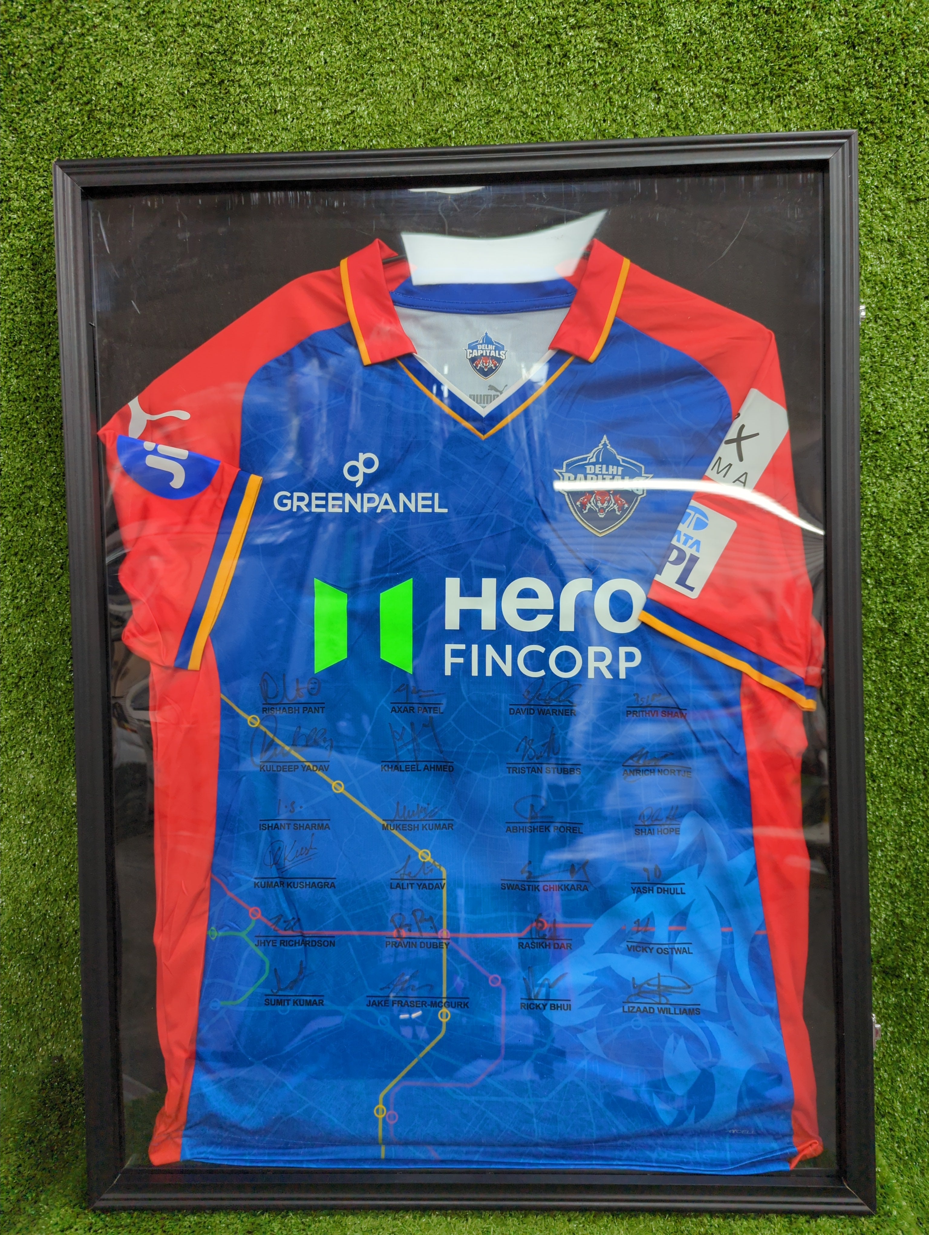 IPL Delhi Capitals Official Signed Players Jersey