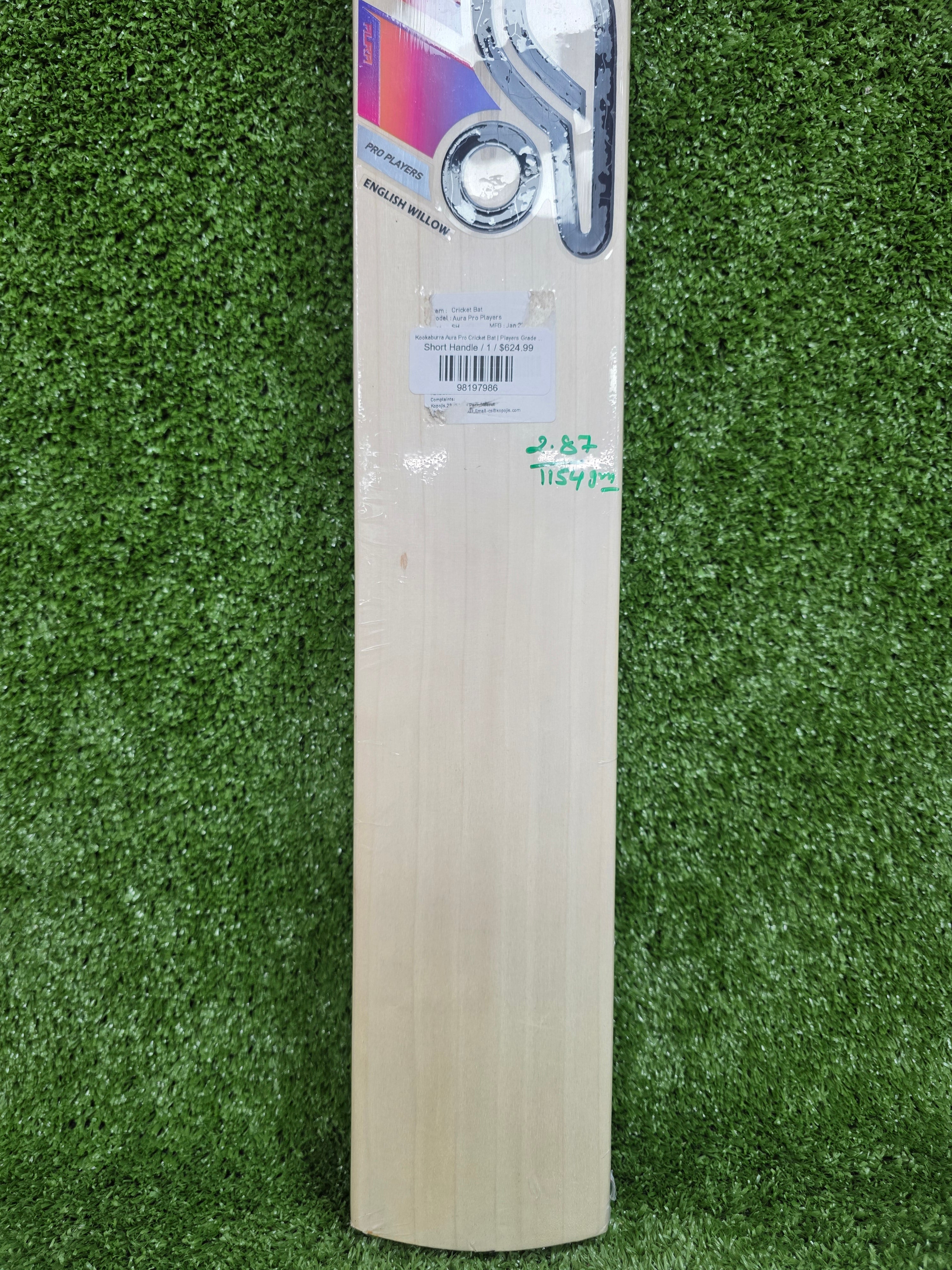 Kookaburra Aura Pro Cricket Bat | Players Grade 1 English Willow
