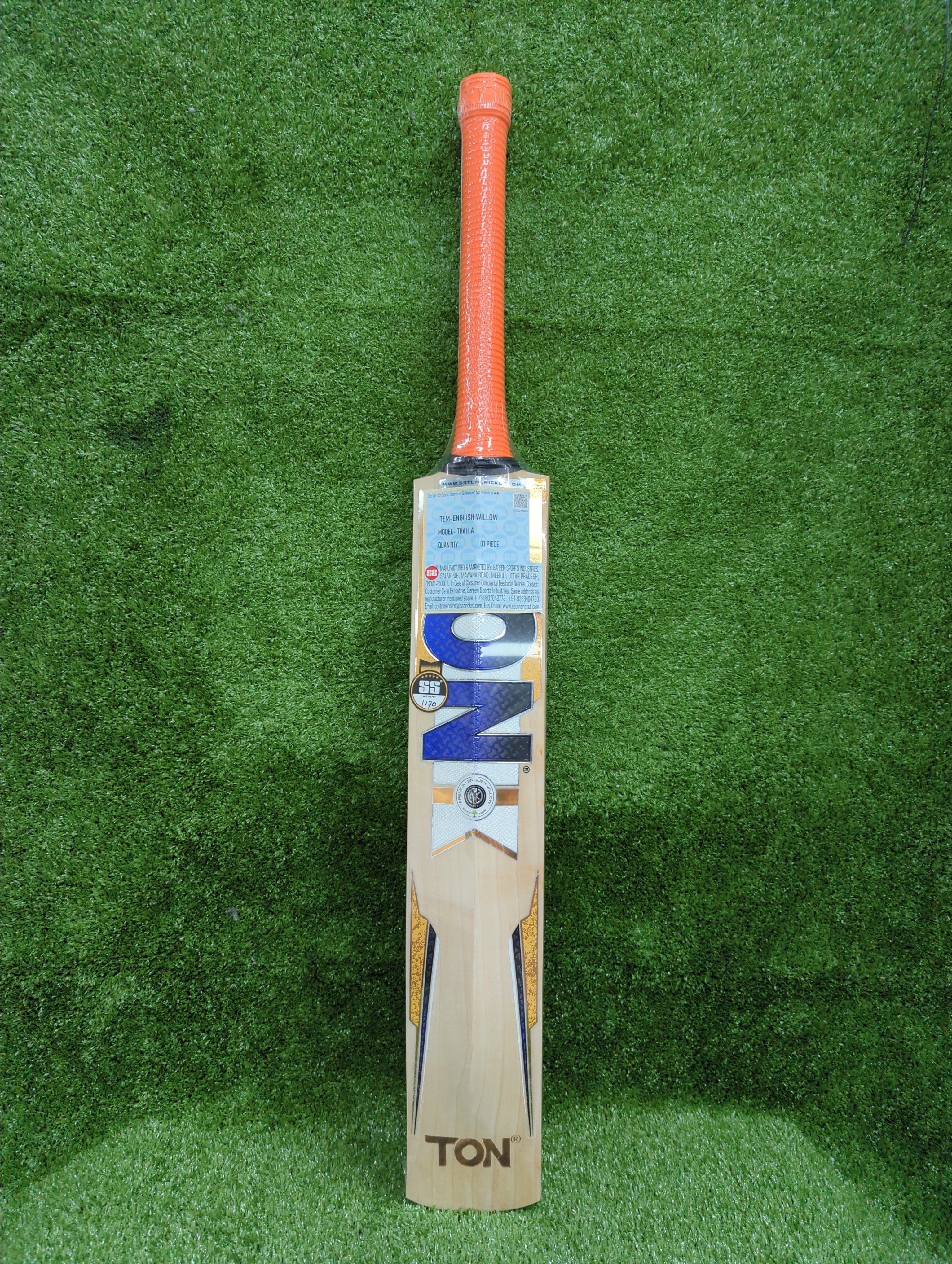 SS Ton Dhoni Thala English Willow Cricket Bat (Big Edge) SS