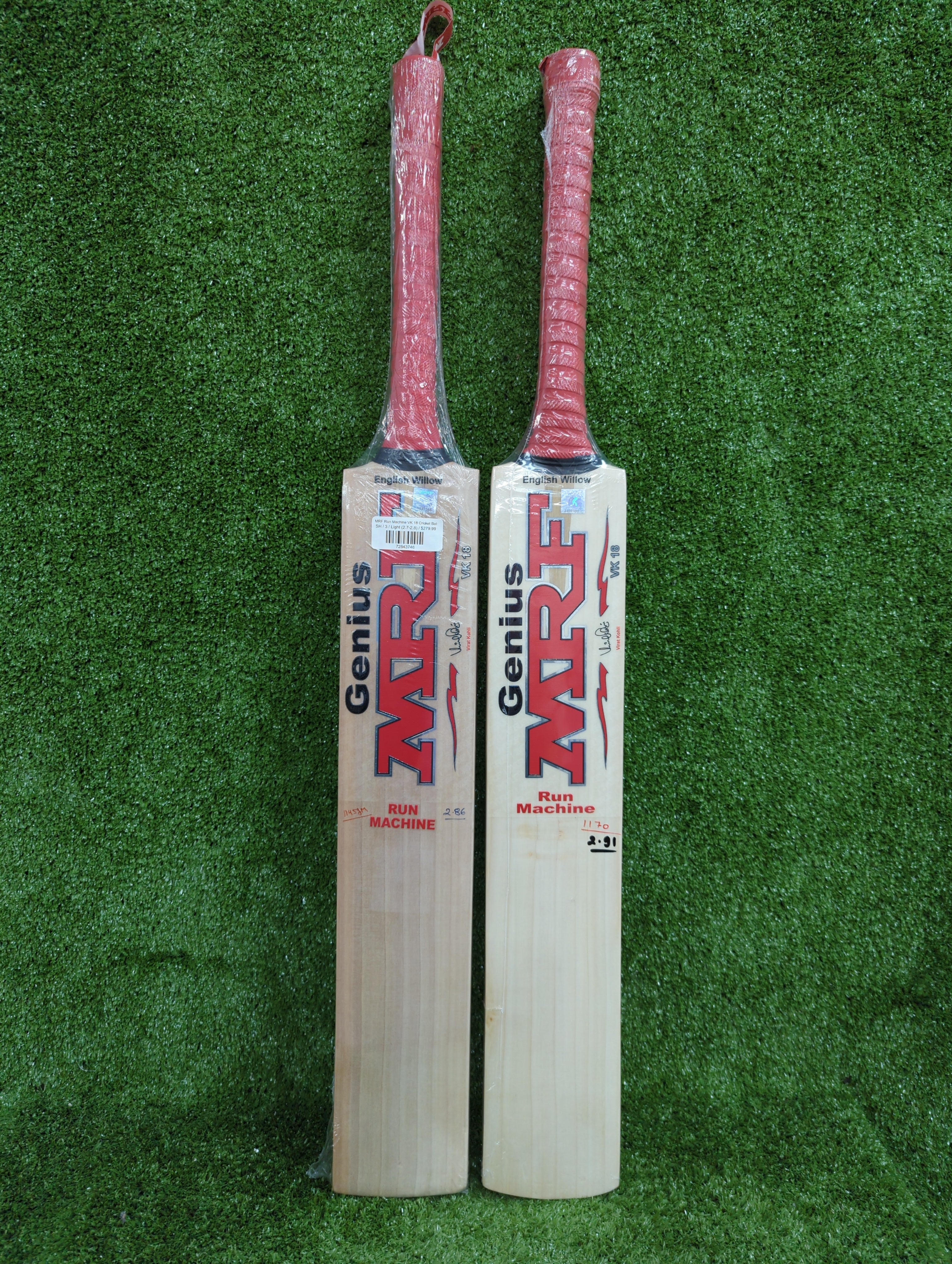 MRF Genius Run Machine VK 18 Cricket Bat English Willow