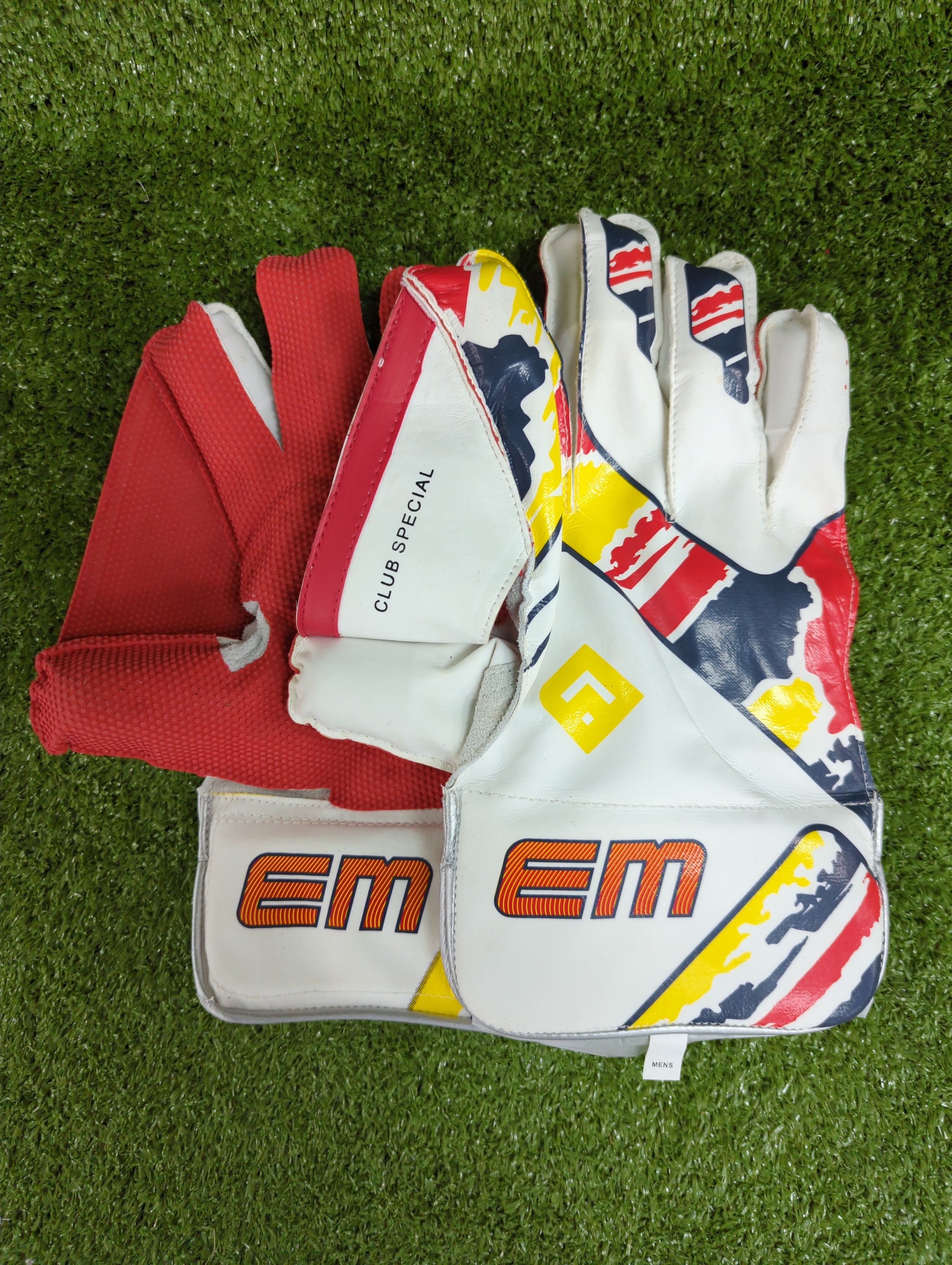 EM Club Special Adult Cricket Wicket Keeping Gloves