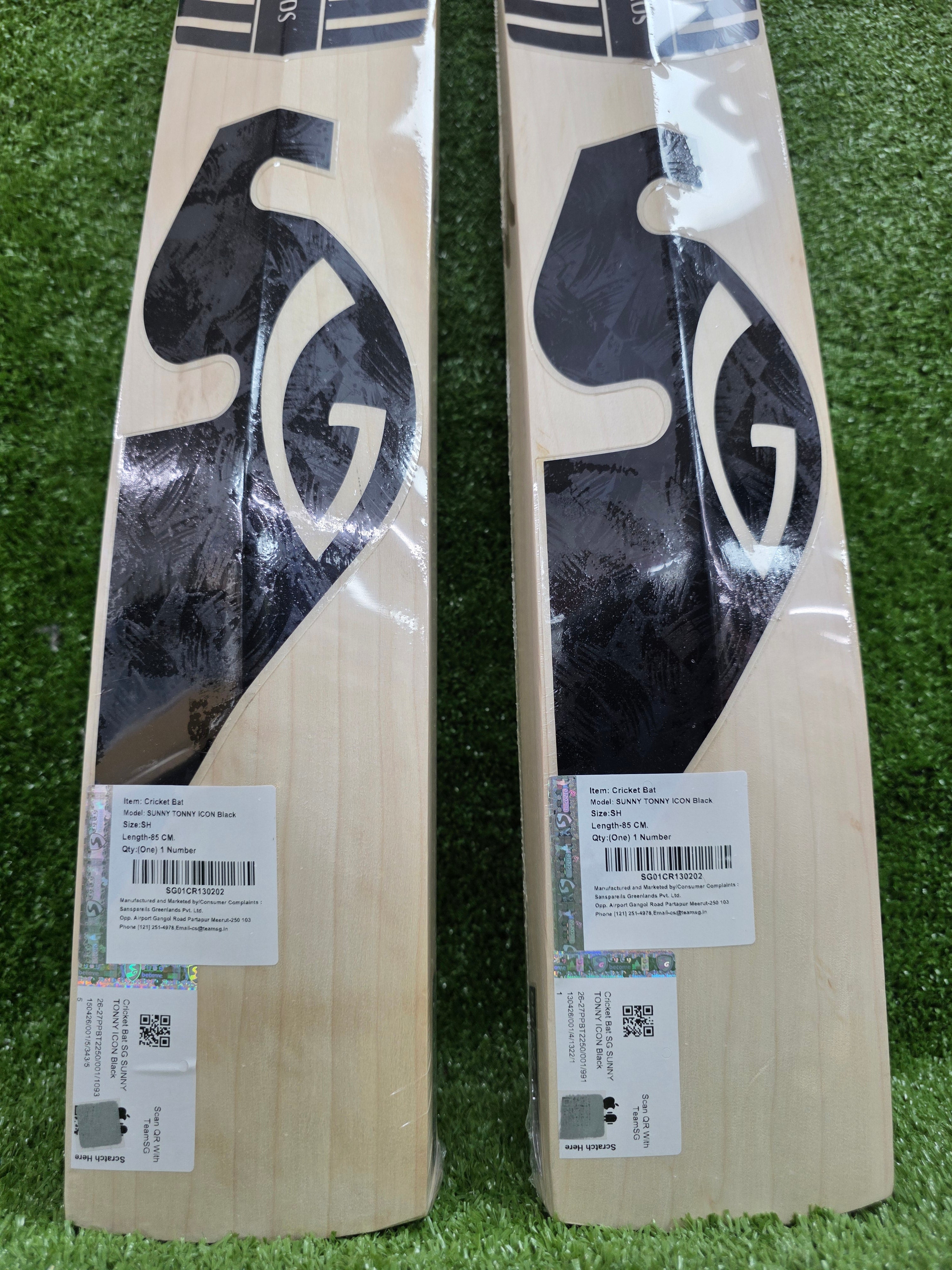 SG Sunny Tonny Icon Black English Willow Cricket Bat SG