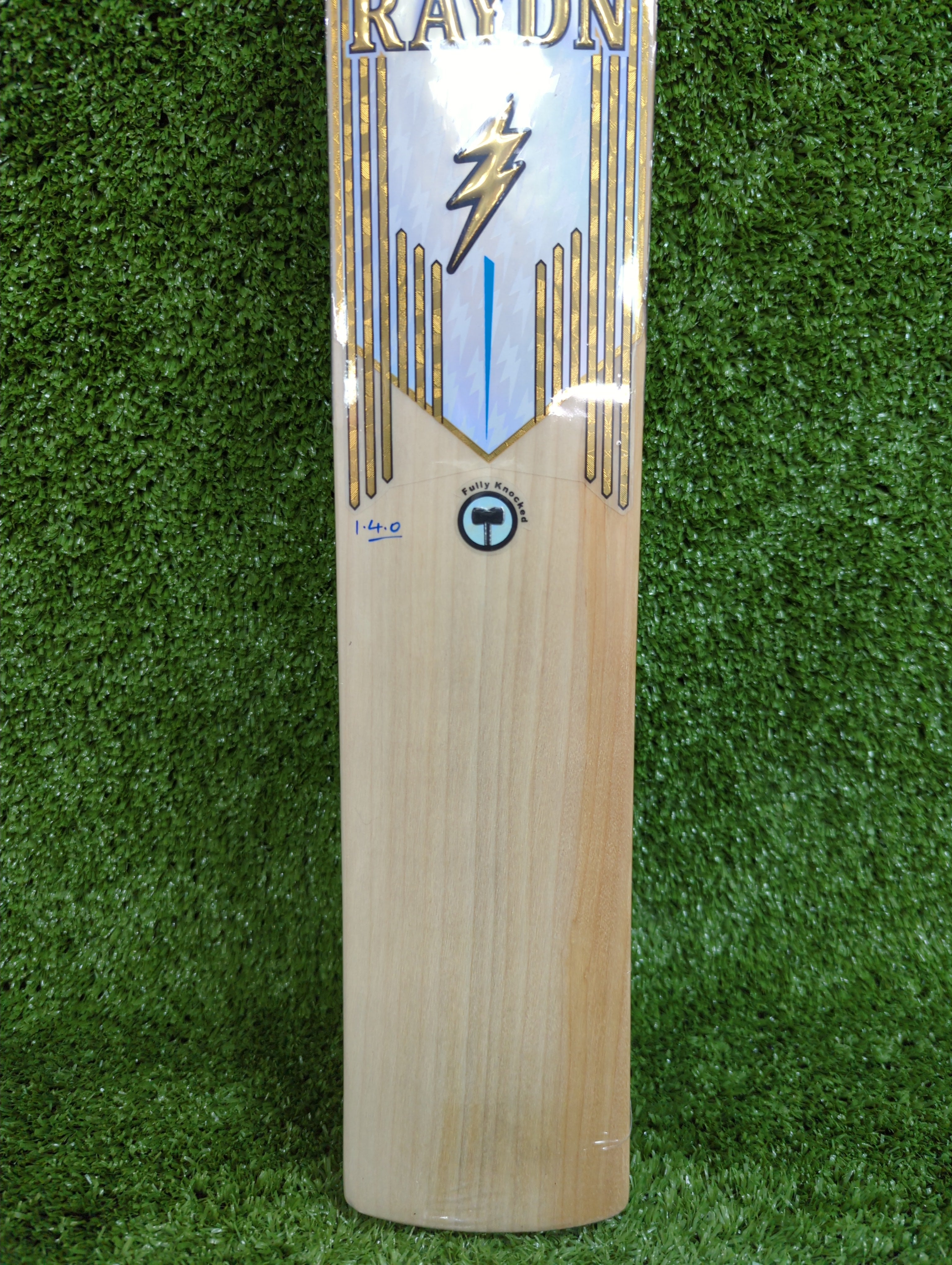 Raydn Gold Junior / Youth Premium English Willow Cricket Bat - PRE KNOCKED