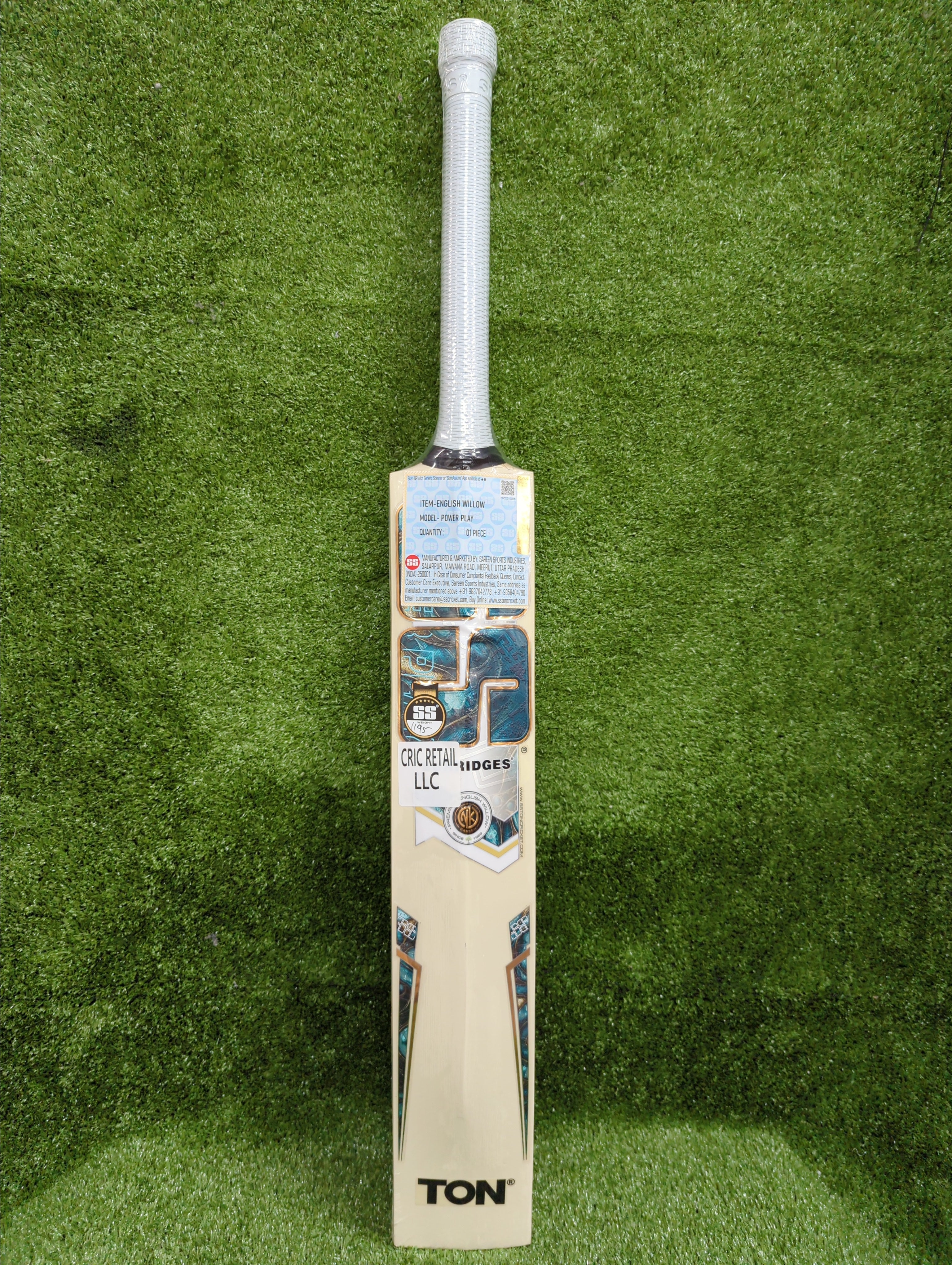 SS Power Play English Willow Cricket Bat Long Blade SS